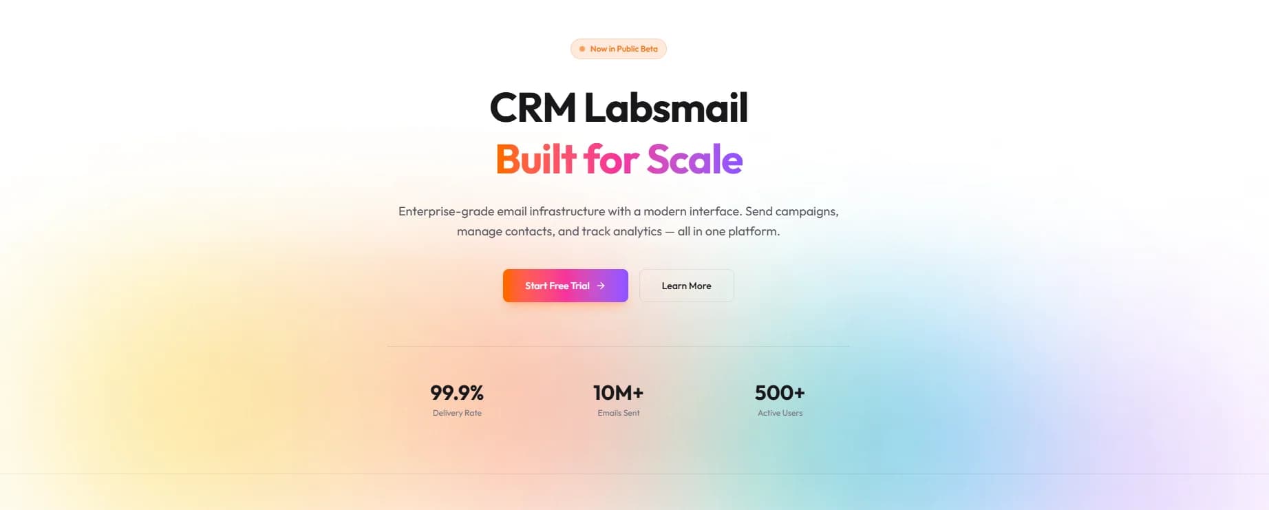 LabsMail - Email Infrastructure - SaaS